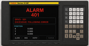 fanuc alarm 401